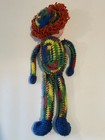 Vintage Crochet Rag Doll Tie-dyed Look Hand Knitted 20   