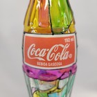 Vintage Coca-cola Bottle Stained Glass From Curacao Collection