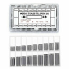 360pcs Watch Pins Spring Bars Band Strap Link 8-25mm Repair Kit Stainless Steel 
