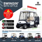 Knox Golf Cart Covers 2 Passenger 55   600d Universal Winter Golf Cart Enclosure
