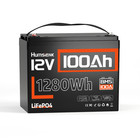 1280wh 12v 100ah Lifepo4 Lithium Battery Deep Cycle Bms Rv Off-grid Solar Marine