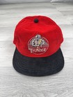 Vintage Niagara Falls Thunder Hat Cap Adjustable Red Embroidered Corduroy Hockey