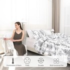  7 Pieces Comforter Set  Ultra Soft Bed In A Bag Comforter   Sheet Queen White