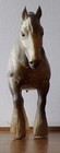 Breyer Shire Grey Dapple White Feathers  95 1972-1976 Small Marks Good Shape