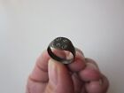 Rare Ancient Small Women s Or Children s Roman Bronze Engraved Ring I - Ii Ad 