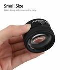 40x Jewelers Loupe Magnifier Light Jewelry Eye Loop Pocket Magnifying Glass Coin