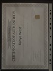 Kanye West Ye Coa Signed Framed Print The College Dropout Bear Inscribed 1 1