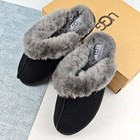 Ugg Scuffette Ii Black grey Women s Winter Sheepskin Slippers Us 6-11