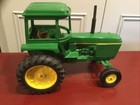 Vintage Ertl John Deere Wide Front Tractor With Cab And 6 Bottom  3600 Plow 1 16