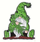 Weed Gnome   420 Stoner Dwarf - Enamel Lapel Pin Brooch New   Free Shipping