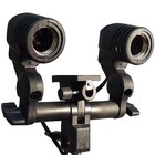 Studio Twin double E27 Ac Swivel Socket Umbrella Bracket Flash Lamp Bulb Holder