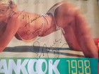 Vintage Auto Collectible 1998 Hankook Performance Tires Pin-up Calendar Poster