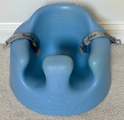 Bumbo Baby Floor Seat Blue Infant Chair W  Safety Harness