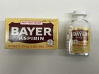 Vintage Bayer Aspirin Plastic Bottle 50 Ct Tablet Unused With Box 1989