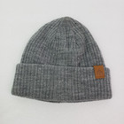 Moon Kitty Baby Boys Girls Gray Knit Warm Winter Beanie Hat