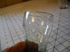 Vintage Coke Coca Cola Green Glasses Cups 4 1 2  Embossed Glass