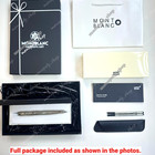 Montblanc Luxury Rollerball Pen Silver Engraved Writing Vip Rare Gift With Box