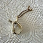 Vintage Gold Tone Figural Hand Glove Clip Keychain
