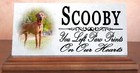 Pet Memorial Plaque With Photo - Personalized Dog Or Cat Loss Sympathy Gift Marb