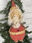 Primitive Santa Ornament 
