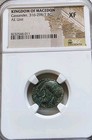 Macedon Cassander Helmet   Spear Ngc Xf Ancient Greek Coin