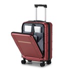 20  Carry On Luggage With Front Pocket Hard Shell Suitcases With Wheels Tsa