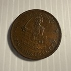 1837 Hard Times Token Ht-72 Andrew Jackson Roman Firmness Donkey Veto