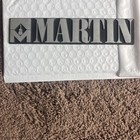 Vintage Martin Guitar Aluminum Plate  Logo Name Plate Badge For Guitar Case