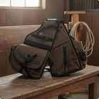 Horse Saddle Bag Long-lasting Canvas Saddle Bag Portable For Equestrians