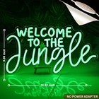 Welcome To The Jungle Neon Sign Home Wall Decor Neon Light Wall Sign For Safa   