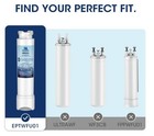 3 Pack  Eptwfu01 Refrigerator Water Filter Genuine Marrioto For Frigidaire