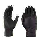 X3 Black Nitrile Industrial Disposable Gloves 3 Mil  Latex Free  Food-safe  1000