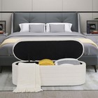 Teddy Storage Bench Ottoman Modern Upholstered For Bedroom End Of Bed Footstool