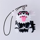 Galarian Zigzagoon Pokemon Petanco Flat Mascot Strap Color  Black From Japan