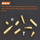 160 Pieces M3 Male Female Hex Brass Spacer Standoff Screw Nut Assortment Kit