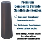 Composite Carbide Sandblaster Nozzle Tip  Durability Is Than Tungsten   Boron