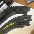 New  13 Pcs  Aurora Tomy Afx Ho Slot Car Track 9  1 4r Lightening Graphic Curve
