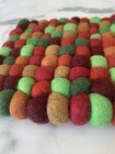 One Trader Joe s Handcrafted Felted Wool Trivet New  Free Ship 
