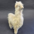 Vintage Handmade Peruvian Wool Llama Figurine 6 5  Tall