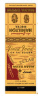 Hamilton Hotel Matchbook Matchcover - Maya Room - Laredo  Texas