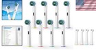 8 Pack Of Extra Soft Replacement Toothbrush Heads For Oral-b     Family Friendly