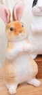 Brown Bunny Rabbit Plush Toy 8  Stuffed Animal Toddler Doll Gift For Kids