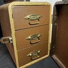 Vtg 1950s Barnett   Jaffe  baja  35mm Photography 300 Slide Storage Case 