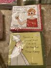 Caspari Napkins Set Of 6 New  Sealed  Nos Festive Murray Tulips Floral Grapes