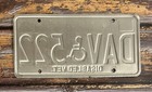 1991 Alaska Disabled Vet License Plate Dav 522