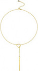 Long 14k Gold Plated Necklace For Women  Dainty Layered Y-shaped Pendant Necklac