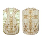 Metallic Gold Fully Embroidered High Mass Set chasuble dalmatic tunicle copeveil
