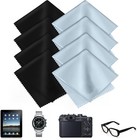 8 Pack  Microfiber Cleaning Cloth For Glasses Camera Lens Tv Phone General Soft