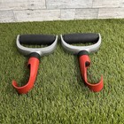 Perfect Pullup Set Of 2 Swivel Handle Workout Home Gym Training Pull-up