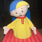 Caillou 2012 Hand Crank Metal Jack In The Box Music Box Musical Toy Pbs 